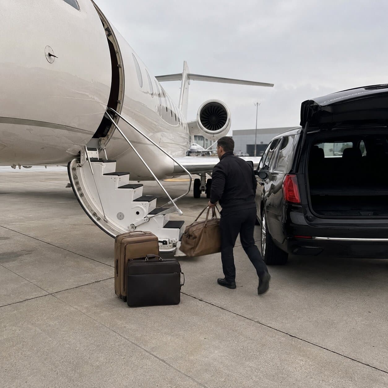How a Private Jet Is Matched to the Route